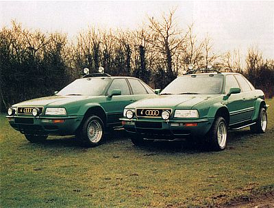 --Based on the last series 80, the desert racers were fitted with V8 engines.--